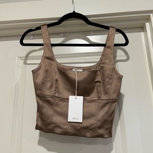 Aritzia shine bustier XS